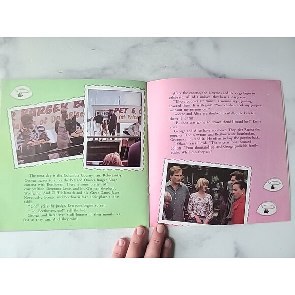 Beethoven's 2nd: Puppy Love Paperback Picture Book Dogs - Picture 6 of 10